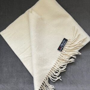 Off White Wool Scarf